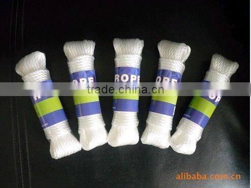 PE twisted rope with 3 strand