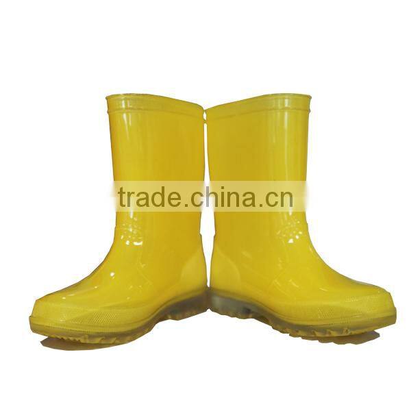 Colorful Transparent PVC Rain Boots For Kids