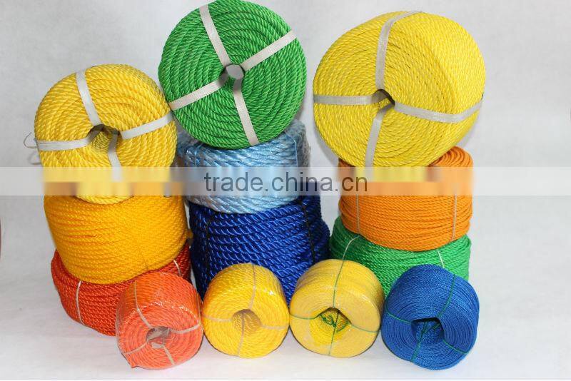 Polyethylene fishing rope