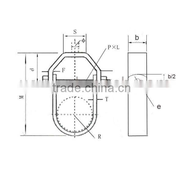 Steel Galvanized Pipe Hanger Clevis Hanger