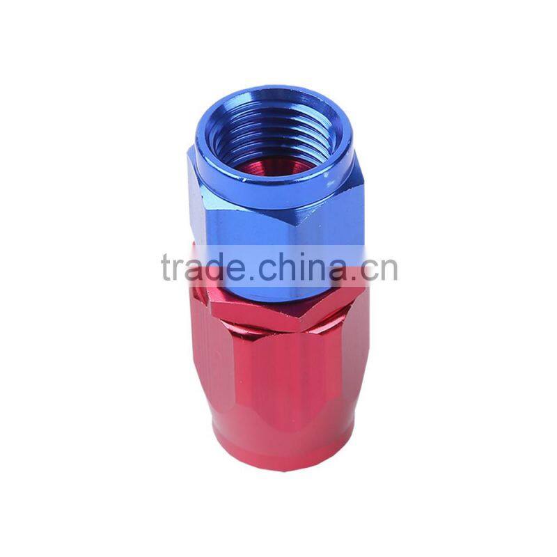 AN6 6AN AN-6 AN -6 ALUMINIUM STRAIGHT SWIVEL SEAL HOSE END FITTING ADAPTER