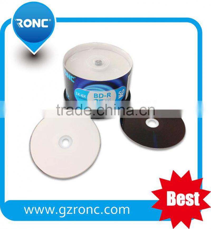 2016 Wholesale 25gb Blueray dvd Disc Made in china