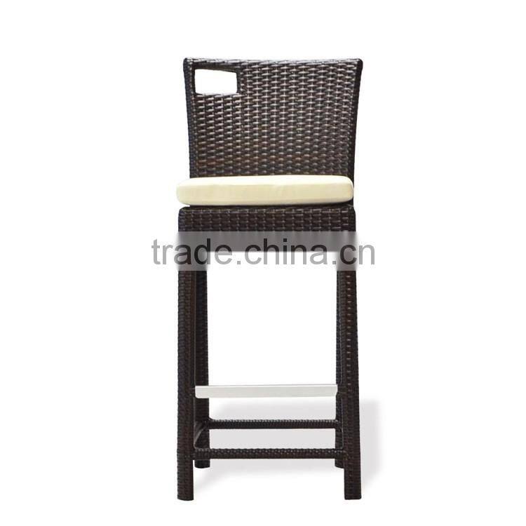 Hot sale wicker high bar stools classical modern bar chair price