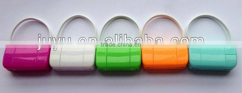 colorful handbag data line,mobile line charger for iphone for samsung etc.