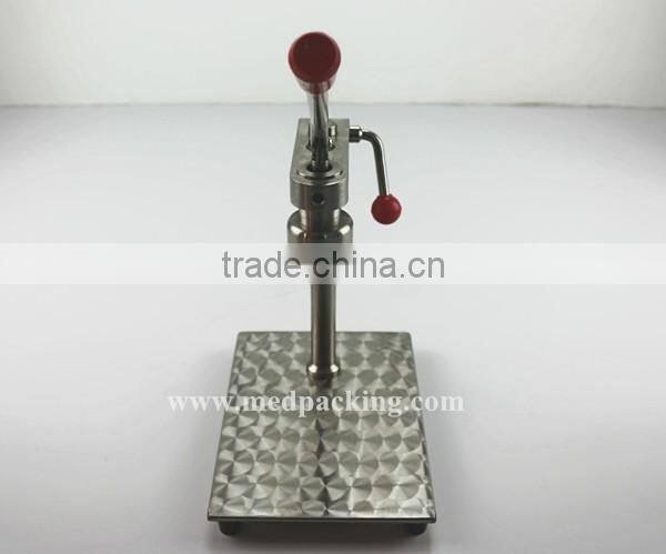 hand operated Desktop Capping Machine for Flip Off Cap