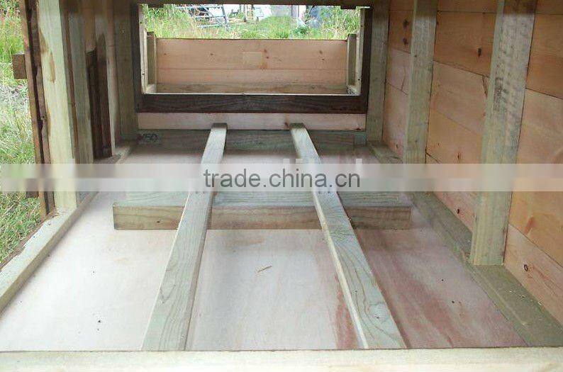 Wooden Chicken Coop Trailer