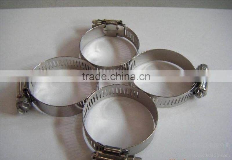 CE rigging polished SS304 stainless steel 316 hose clamps for pipeline