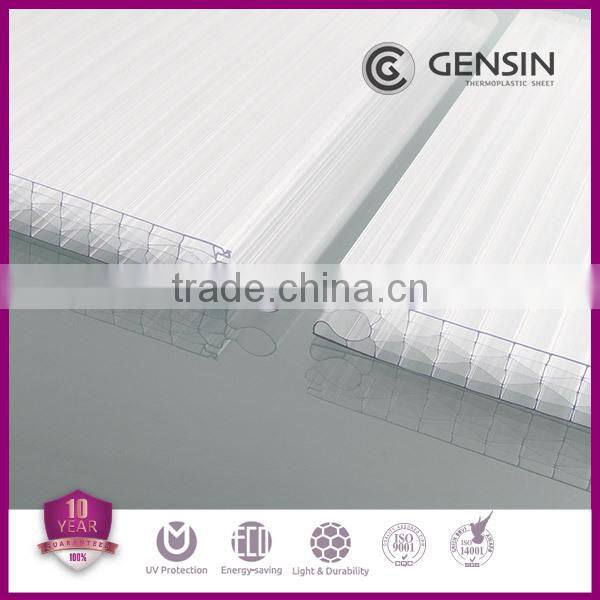 Building material pc plug-pattern sheet / multiwall polycarboante sheet / 40mm polycarbonate panel