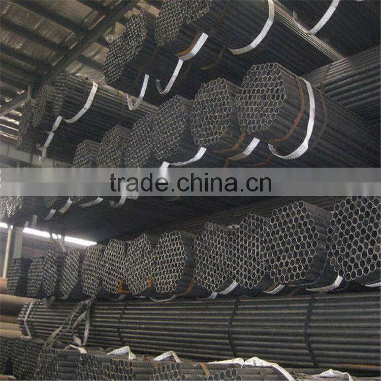 ERW welded carbon steel round pipe/tubes with Oil surface