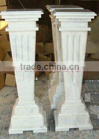 BEAUTIFUL ZIARAT WHITE MARBLE PEDESTALS