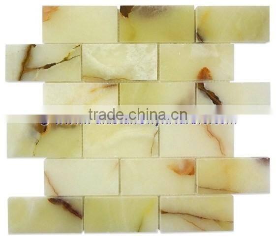 Excellent quality LIGHT GREEN ONYX MOSAIC TILES COLLECTIONS