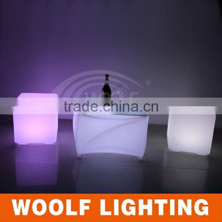 Smash Hit New Design Nightclub Cube LED Lighting Bar Table LED Home Furniture