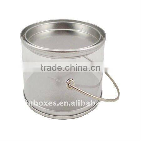 Factory sell round PVC tin bucket