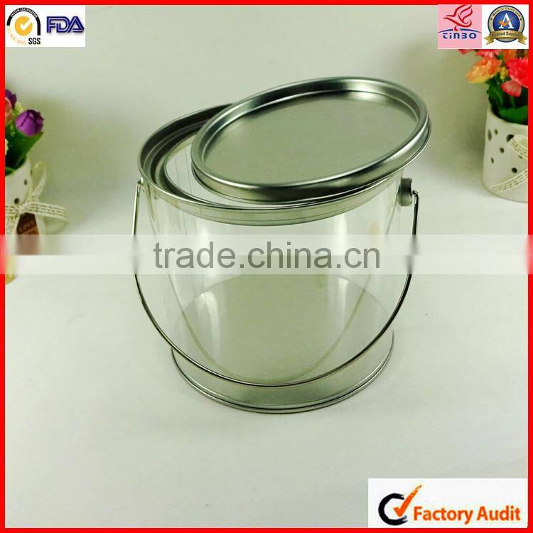 factory customed pantone plastic buckets with handle