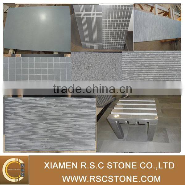 hot sale natural stone black grey basalt and lava stone