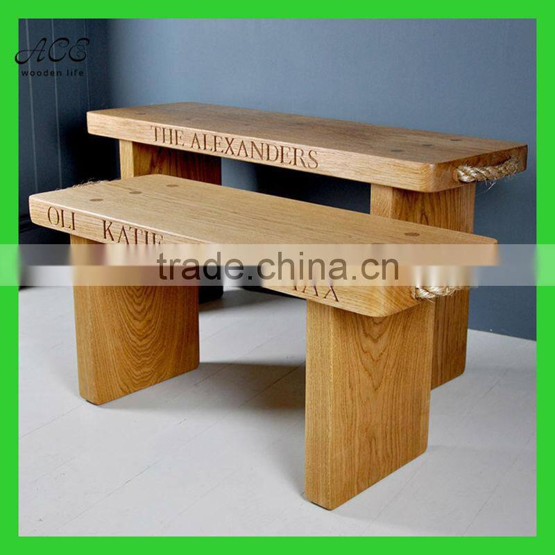 Oak bench/solid wood bench/wooden bench/sauna bench