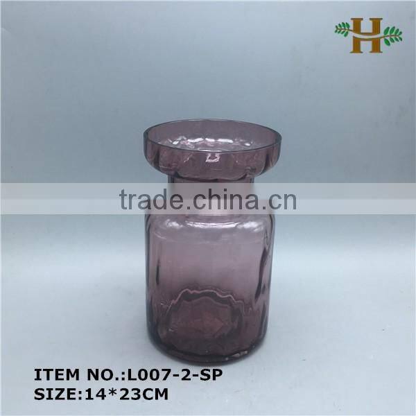 stained rope hanging glass vase wholesale