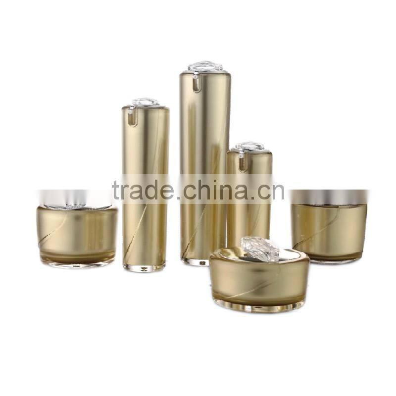 New design acrylic cream bottles cosmetic