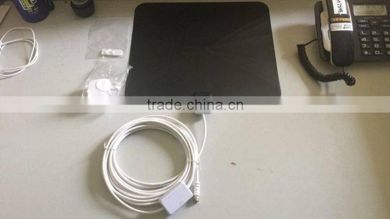 Newest Digital indoor tv Antenna with amplifier gain 25-30 db Hot Indoor tv antenna