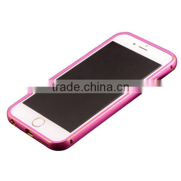 4.7-inch mobile phone bumper & transparent rear plate back cover for iPhone6