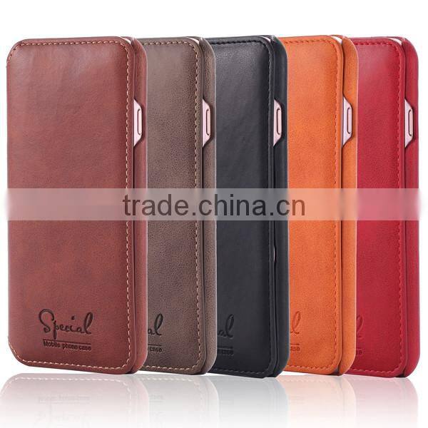 New product wallet flip PU leather mobile phone case for iPhone 7
