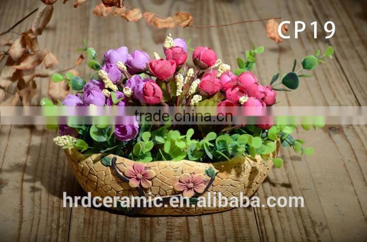 2016 Cement Flowerpot /plant pot For Yard Art