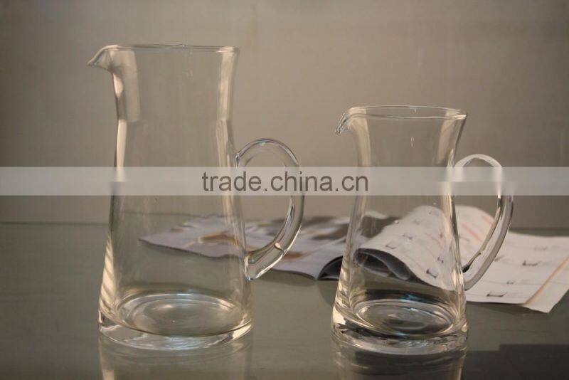 Hot Sale 12750ml Transparent glass jug and cup/drinking glassware