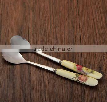 New Porcelain ivory color rose tea cup and saucer set for tea coffee