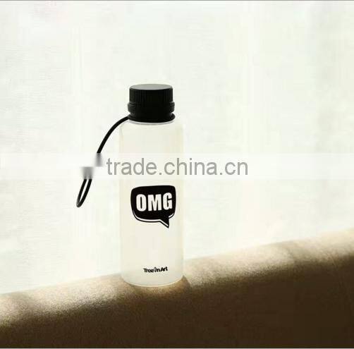 Travel Folding Silicone Water Bottle With Handle Clear Item For Drinks