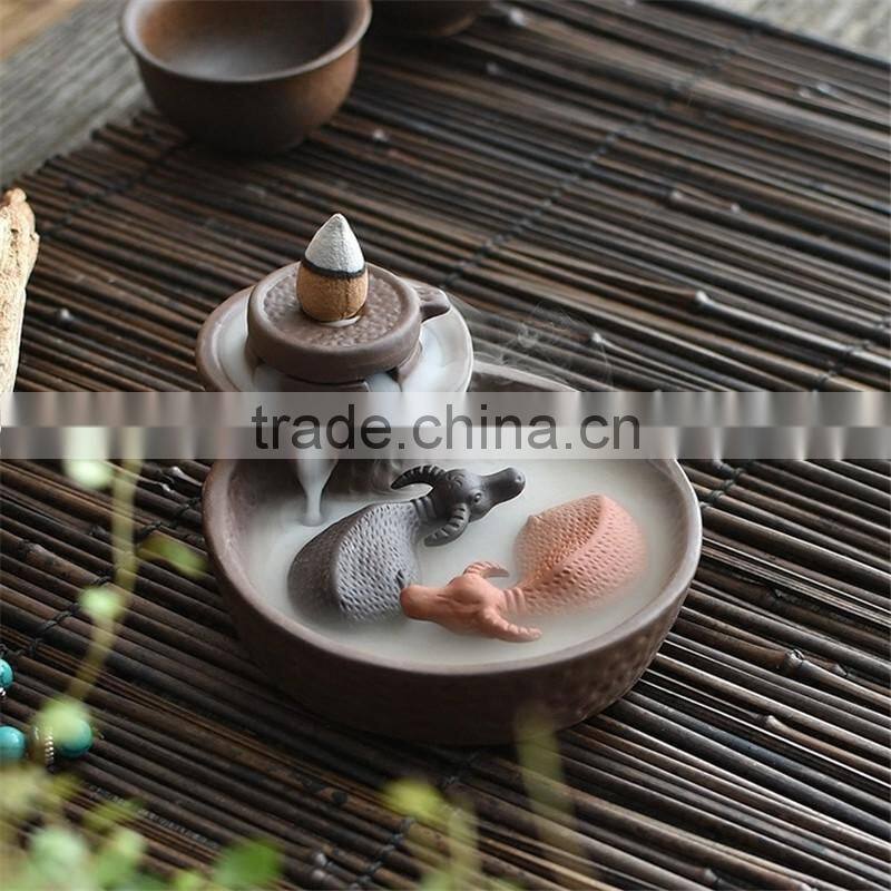 Buddhism Backflow Cattle Incense Burner