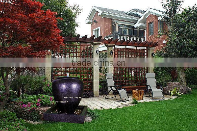 big size pot shape fiber glass water fountain