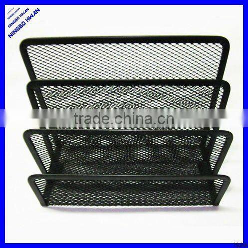 3 divided desktop metal envelope holder