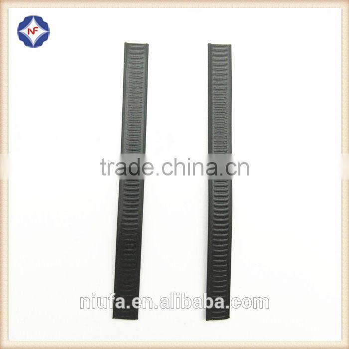Adhesive plastic double wire tin ties on packing machine
