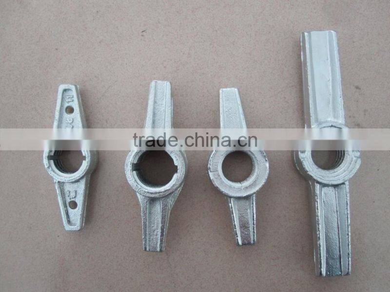 Scaffolding adjustable U-head jack support