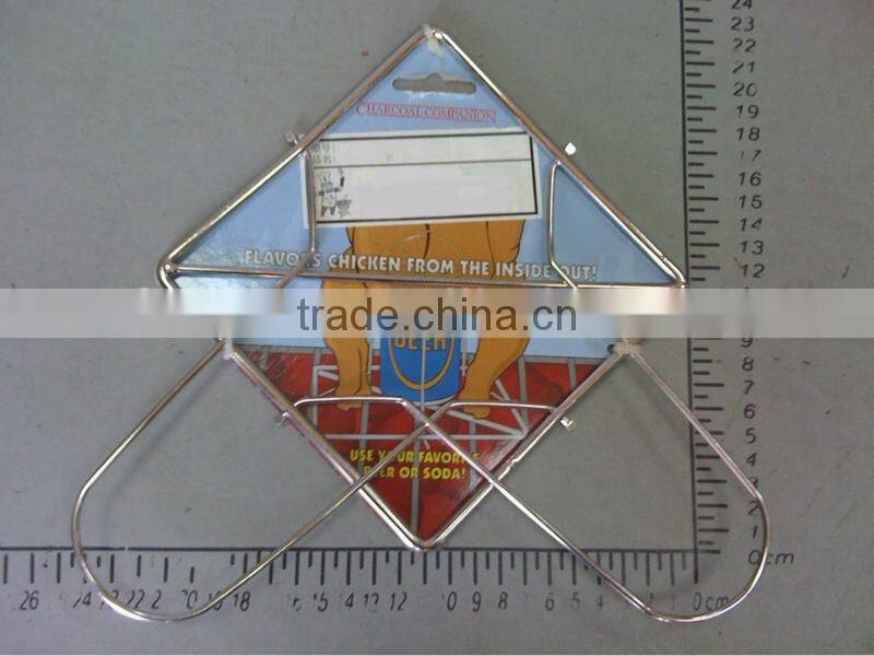 Beer-Can BBQ Chicken Roast Rack