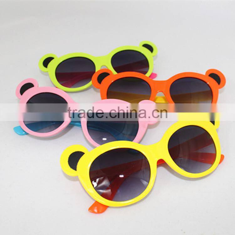 Cute Panda-Shape Glasses Kids Sun Glasses Fashionable Plastic Sunglasses