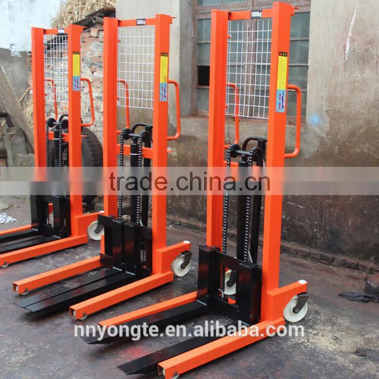 Manual stacker/hydraulic hand stacker 2 ton