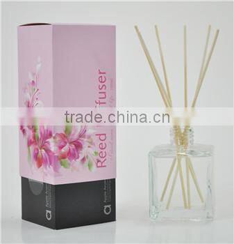 Home Decoration Prefume & Fragrance Reed Diffuser with Aluminum Collar
