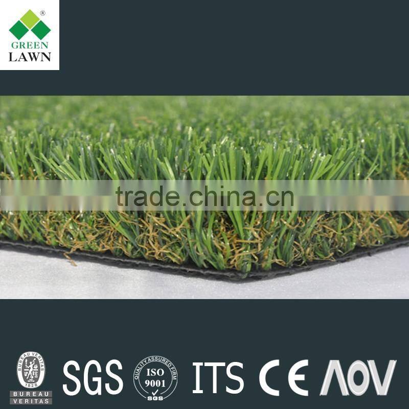 2017 High density courtyard landscape artificial grass mat