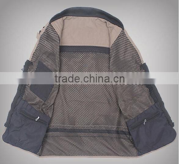 Fishing Multi-functional Vest Outdoor much pockets Hiking Outerwear Mens spring and autumn vest