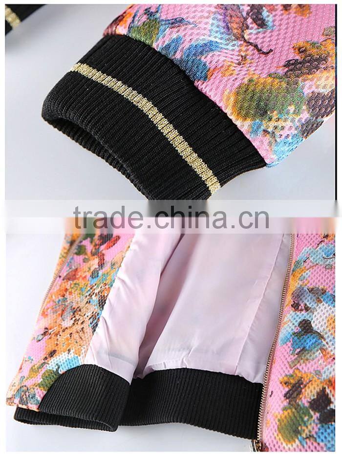 heated girls designer windbreaker sublimation baseball custom mesh women bomber jacket model 2015 winter 2016
