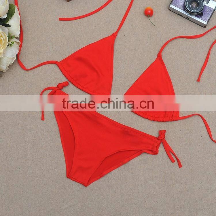 Women Push Up Swimwear Sexy Bikini Set Strappy Swimsuit