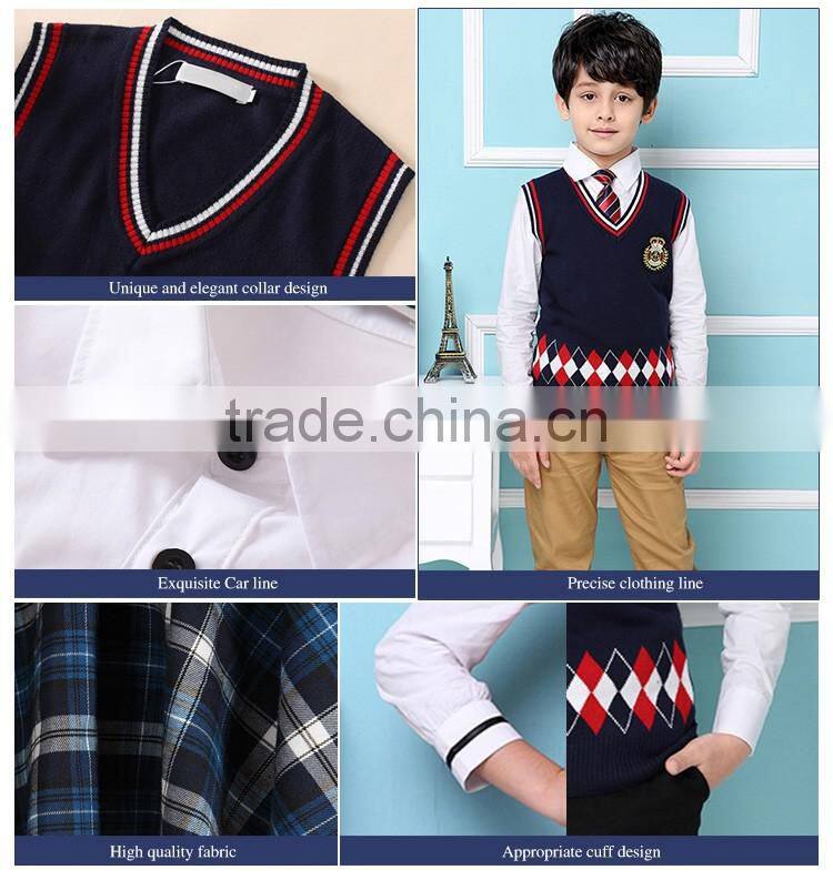 Unisex School Uniform Winter Vest For Boys And Girls