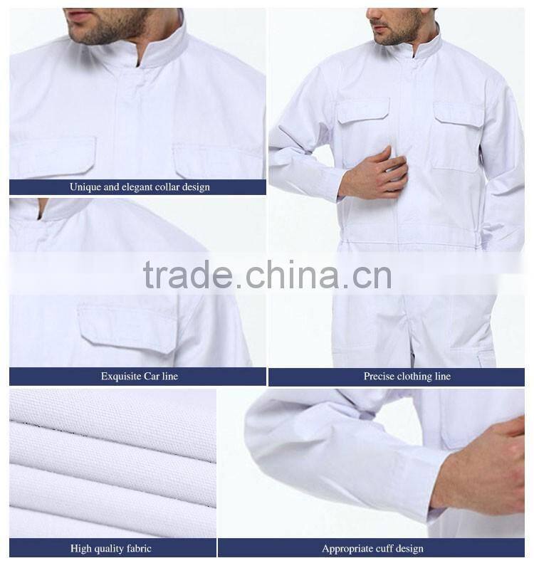 Custom China Manufacture White Jeans Overalls