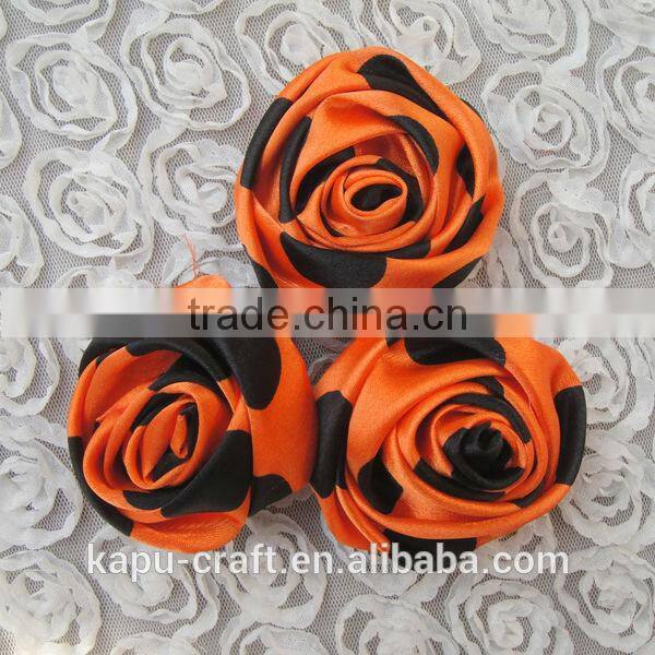 Cute hand made satin flowers for hair