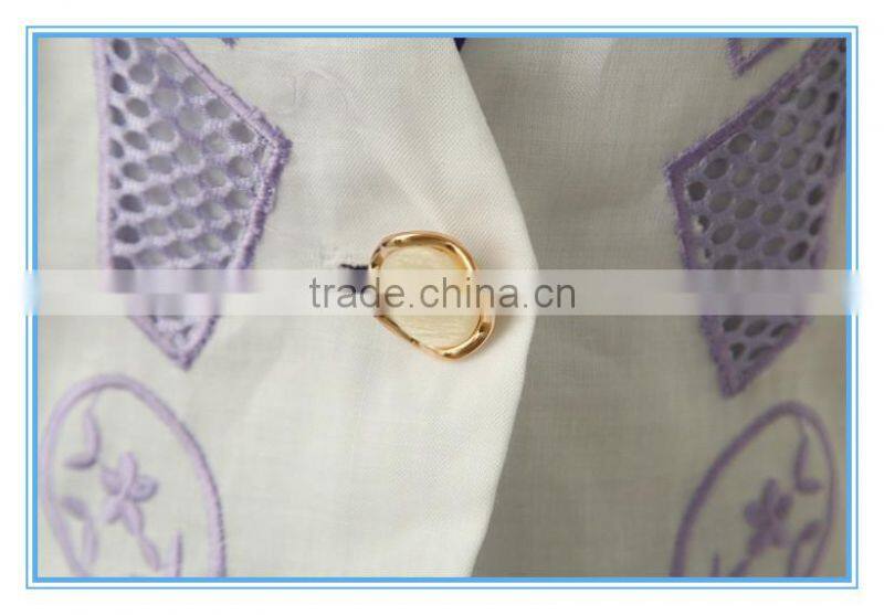 Latest 3 Pieces Embroidery Anti-static Business Suit For Women