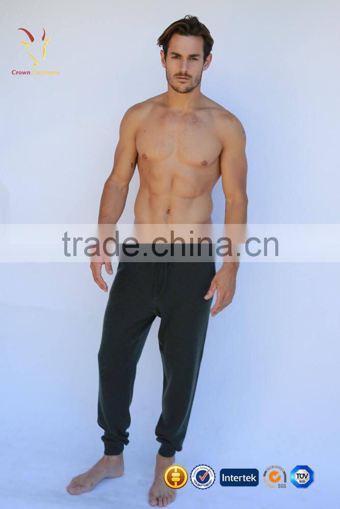 winter warm mens casual pants Men knitted Wool Pants