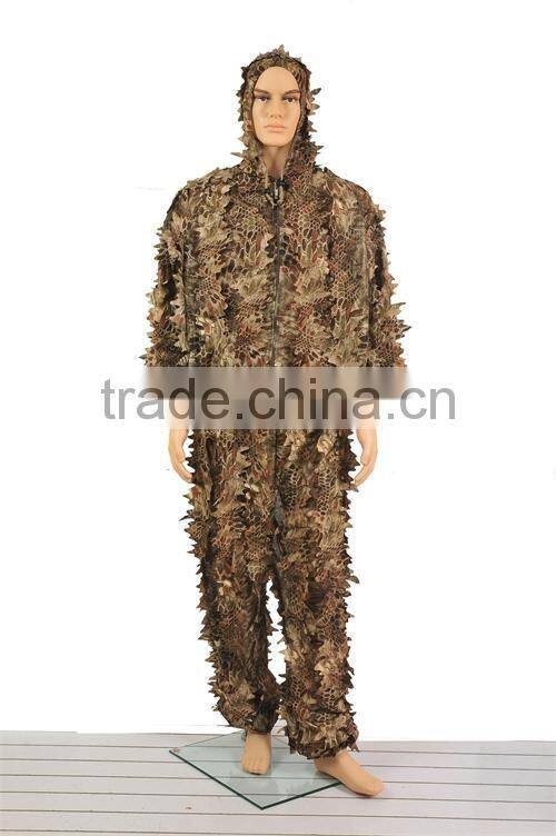 camo ghillie suit/desert hunting clothing/camouflage sniper ghillie suit