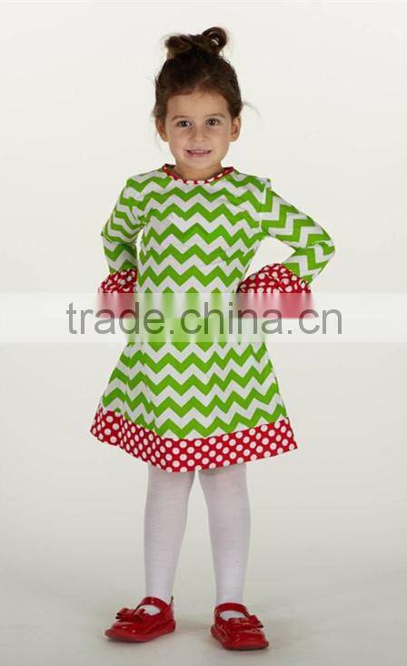 kids clothing wholesale 2014hot sale baby girls chevron dress kids clothes infants summer dress baby ruffle dress children cloth