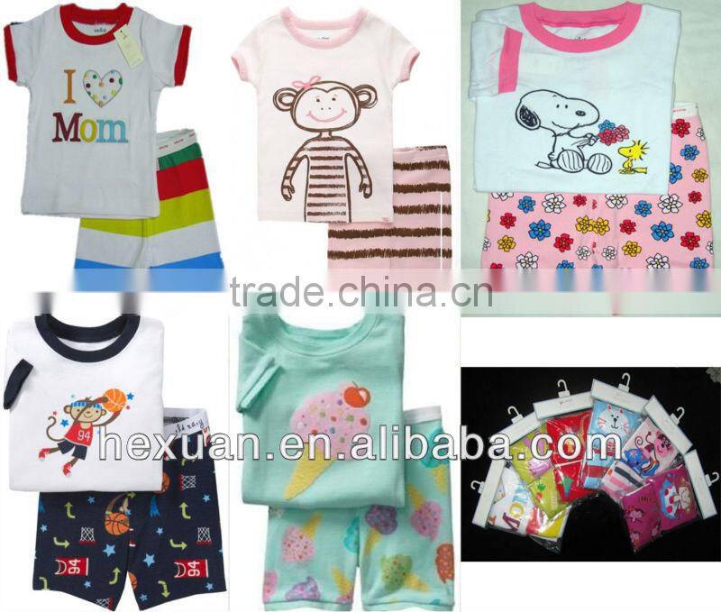 Wholesale Cotton Baby Kids Pyjamas Wholesale